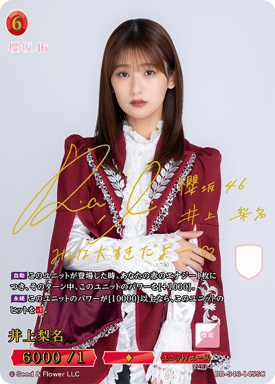 ※クレジットカード支払いのみ 井上梨名(SC) 【BB-S46-145SC】